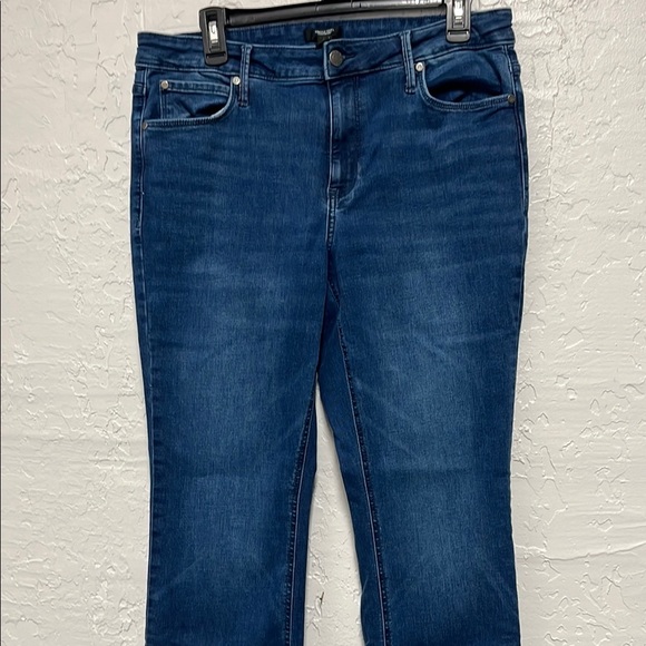 Simply Vera Vera Wang Blue Boot Cut Stretch Jeans SZ 14R - Picture 2 of 7